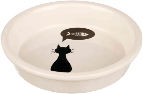 Миска Trixie для котів керамічна біла 13см 0.25л купити за ціною ₴189.00