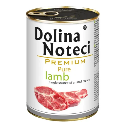 Консерва Dolina Noteci Premium Pure для собак  алергіків з ягням,400 гр купити за ціною ₴177.90