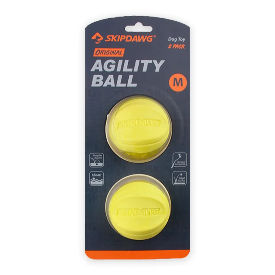 Фото Іграшка для Собак Skipdawg Agility Ball М'яч Набір з 2 шт 7 см (3027) купити за ціною ₴358.20