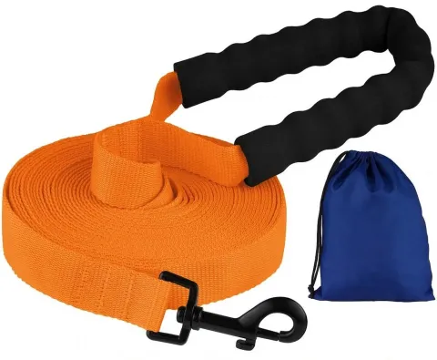 Повідець для Собак Bronzedog Active Нейлоновий з М'якою Ручкою Помаранчевий  S(25204/Т) купити за ціною ₴360.00