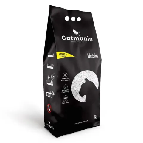 Бентонітовий наповнювач Кетманія CATMANIA ваніль + жовті гранули, 10л купити за ціною ₴402.90