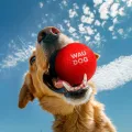 Фото Іграшка для собак WAUDOG Fun Red Ball, спінений термопластичний поліуретан, 70 мм, Червоний купити за ціною ₴228.00