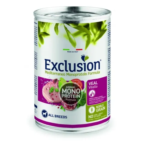 Ексклюжн Exclusion Adult Veal корм для дорослих собак всіх порід з телятиною 400 г купити за ціною ₴169.00
