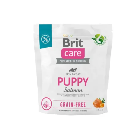 Бріт Кеа для собак Корм для цуценят Brit Care Dog Grain-free Puppy з лососем купити за ціною ₴479.00