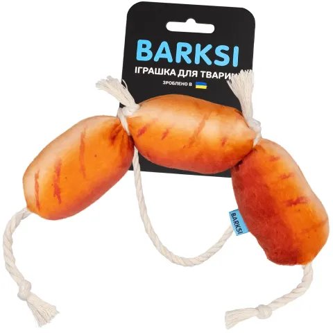 Іграшка для Собак Barksi з канатом Сосиски (3302) купити за ціною ₴211.00